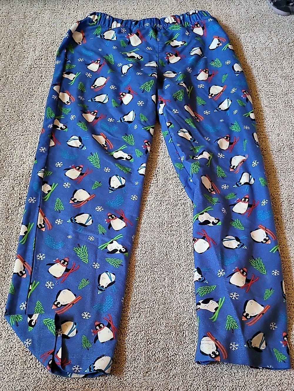 LANDS' END Kids PolyesterPajama Pants Holiday Penguin Print Penguin Print Pajama